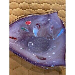 lavorazione arte murano glass bowl